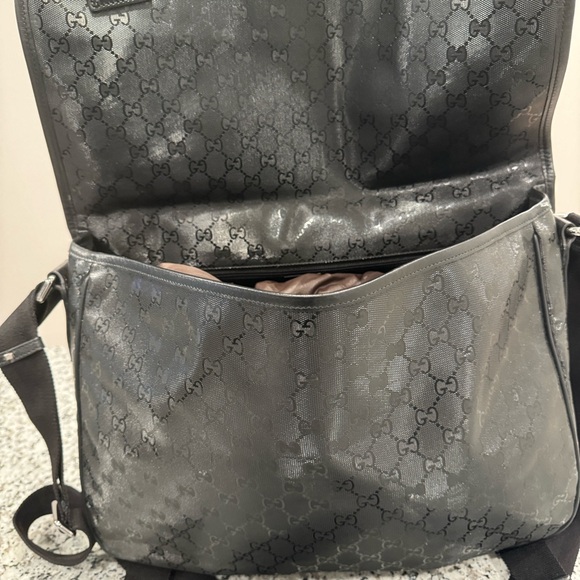 GUCCI IMPRIME MESSENGER BAG PVC - Picture 11 of 15